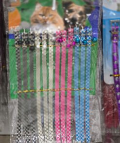 COLLAR P/GATO PVC C/CASCABEL X 12 UN