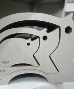 AGATAR SET 4 RASCADORES RINO 60X40X28 LINEA