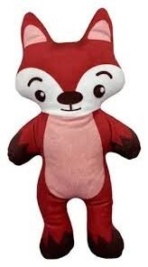 CAN CAT PELUCHE ZORRO ROJO 27CM