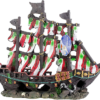 ADORNO BARCO PIRATA CON VELAS RAYADAS PENN