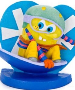 PENN PLAX ADORNO SPONGEBOB ON SNOWBOARD