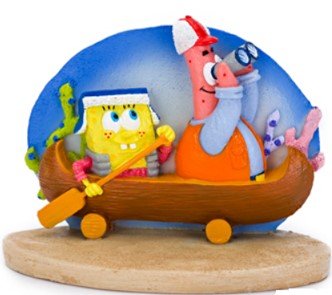PENN PLAX ADORNO SPONGEBON & PATRICK ON