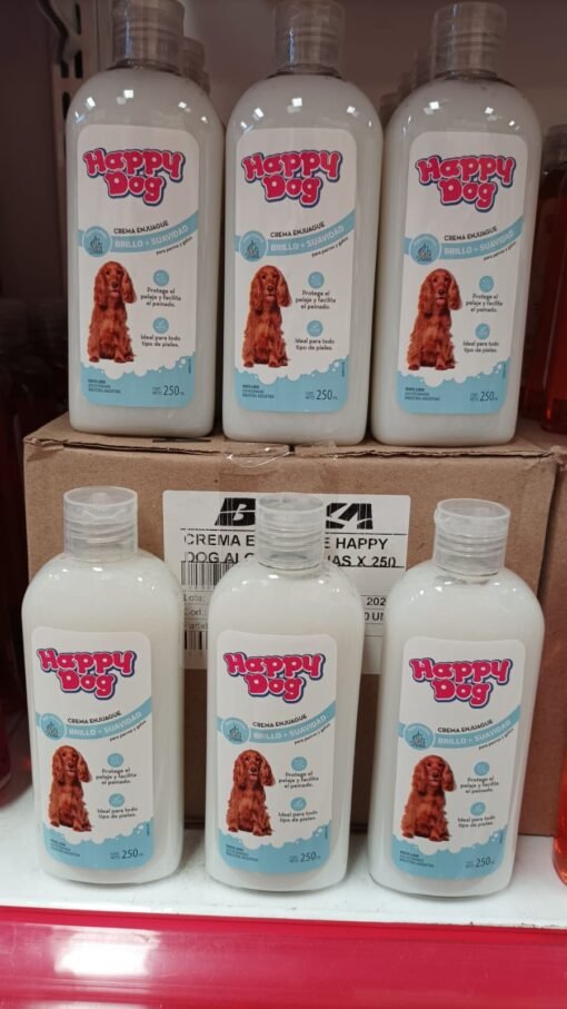 CREMA ENJUAGUE HAPPY DOG X 250 ML ALGAS