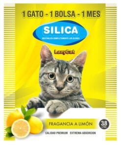 SILICA  LAZY CAT GEL LIMON/LAV 3.8 LT -5% X CAJA