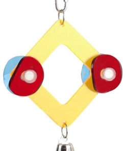 ACRILICO PAJARON ROMBO C/CAMPANA 705-034
