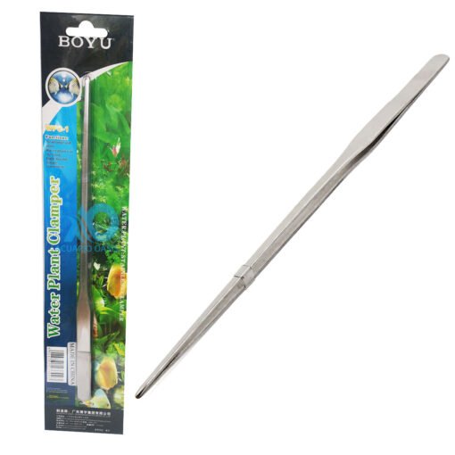 BOYU PINZAS ACERO RECTA P/PLANTA 27CM  MILLEX