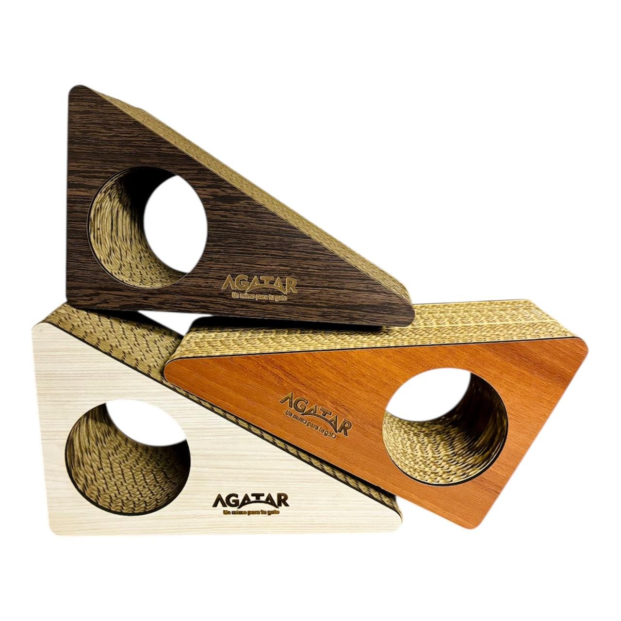 AGATAR RASCADOR CARTON RAMPA C/PELOTA HT