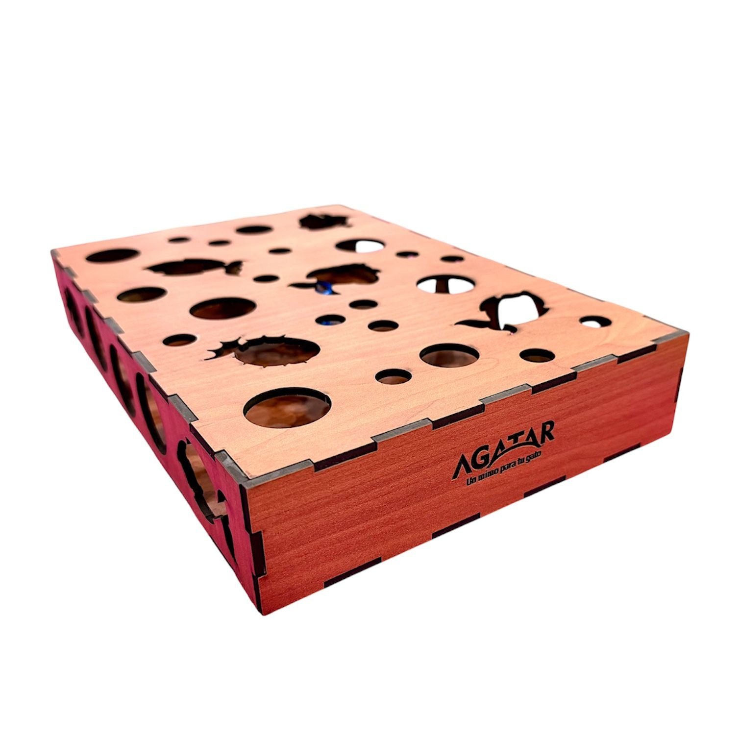 AGATAR JUGUETE CAJA DE MADERA CON PELOTA - Imagen 2