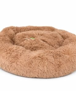 CAN CAT CAMA DONA MARRON PELUDA 70 X 18CM