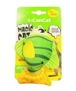 CAN CAT PEZ VERDE A CUERDA