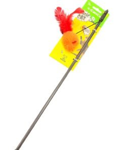 CAN CAT VARITA RATITA NARANJA C/CAT NIP