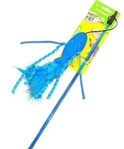 CAN CAT VARITA PEZ AZUL C/CAT NIP