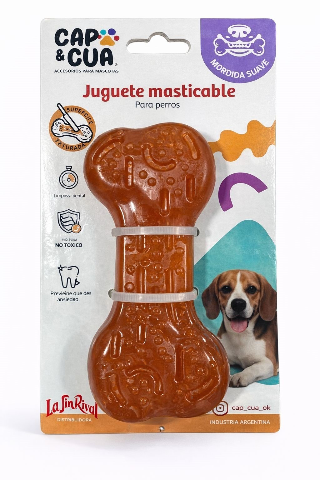 CAP&CUA JUG MASTICABLE HUESO MORDIDA SUAVE HT