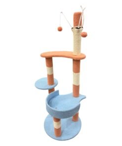 BEEPAW ARBOL PARA GATO TRIPLE C/PEZ 40x40x125CM