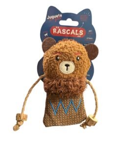 JUGUETE4 OSO C/CAT NIP 24 CM X 13 CM RASCALS