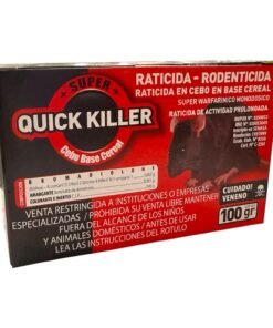 RATICIDA QUICK KILLER X 100 GRS CAJA ROJA  EC