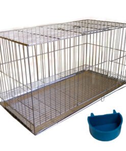 YACARE JAULA CONEJO CHICA 60X30X30  HT