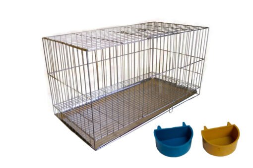 YACARE JAULA CONEJO CHICA 60X30X30  HT