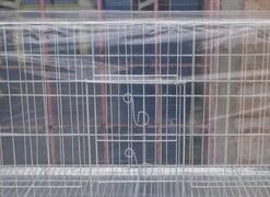 YACARE JAULA CONEJO GRANDE 80X40X40  HT