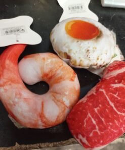 JUGUETE PLUSH BIFE-CAMARON-ALA-HUEVO