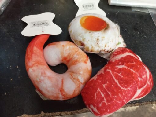 JUGUETE PLUSH BIFE-CAMARON-ALA-HUEVO