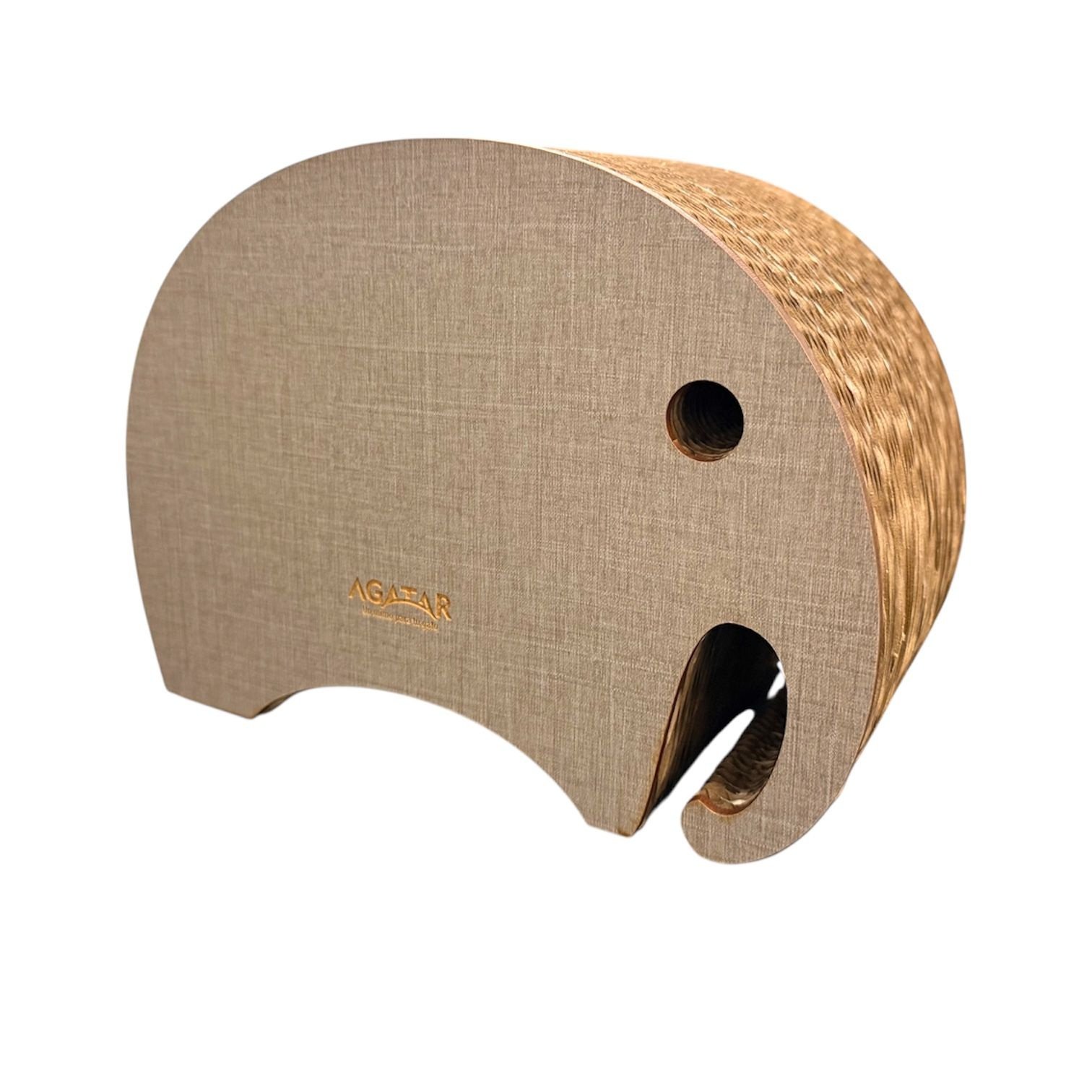AGATAR RASCADOR CARTON ELEFANTE CHICO LINEA