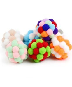 PELOTA C/BOLITAS DE COLORES N°2 (MALVAVISCO)